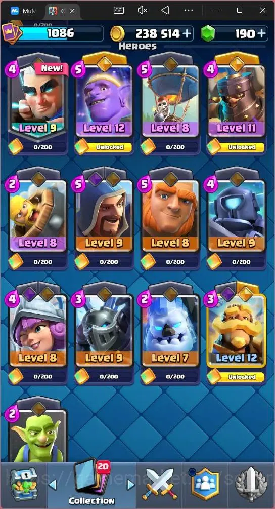 Clash Royale Accounts Mobile | KTL 13 | Trophy 8030 | 3 Champ | 3 Hero | image 10