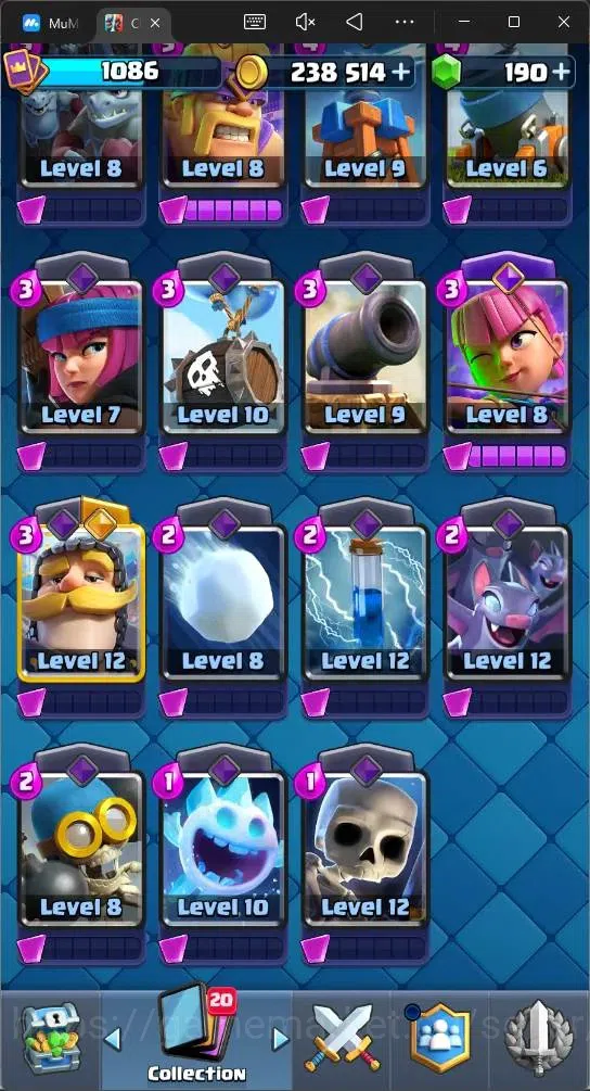 Clash Royale Accounts Mobile | KTL 13 | Trophy 8030 | 3 Champ | 3 Hero | image 11
