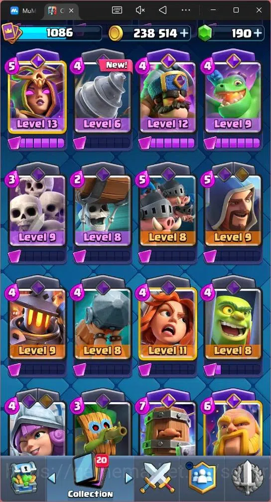 Clash Royale Accounts Mobile | KTL 13 | Trophy 8030 | 3 Champ | 3 Hero | image 13