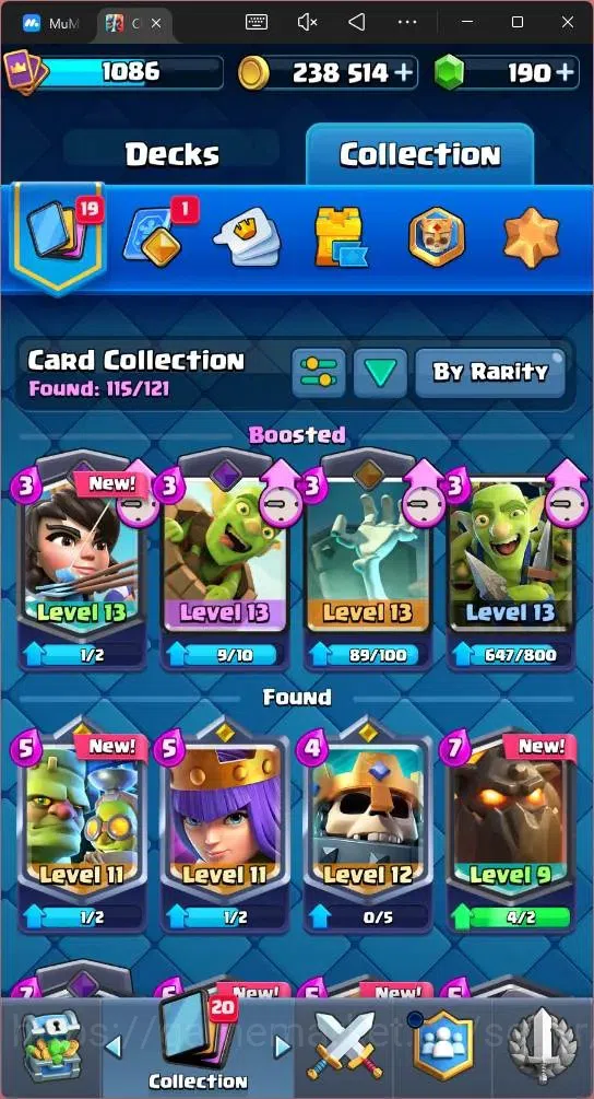 Clash Royale Accounts Mobile | KTL 13 | Trophy 8030 | 3 Champ | 3 Hero | image 14