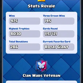 Clash Royale Others Mobile | KTL 13 | Trophy 8030 | 3 Champ | 3 Hero | image 1