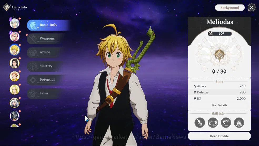 The Seven Deadly Sins: Origin Accounts [SEA] Lv 2|5 SSR|Meliodas,Guila,King,Elaine,Mannie image 17