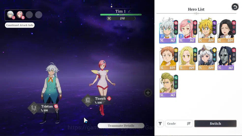 The Seven Deadly Sins: Origin Accounts [SEA] Lv 2|5 SSR|Meliodas,Guila,King,Elaine,Mannie image 18