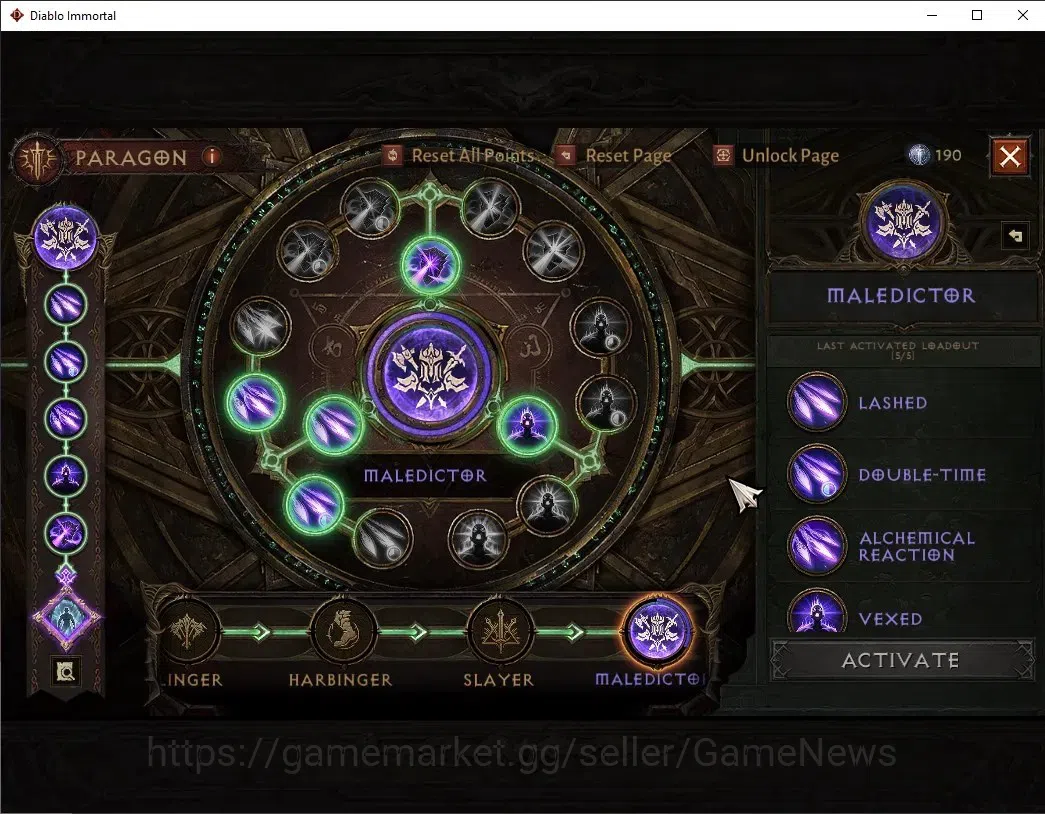 Diablo Immortal Accounts SA - Malah|CS ON|Lv60(390)|Tempest|CR 33k|Reso 330 image 12