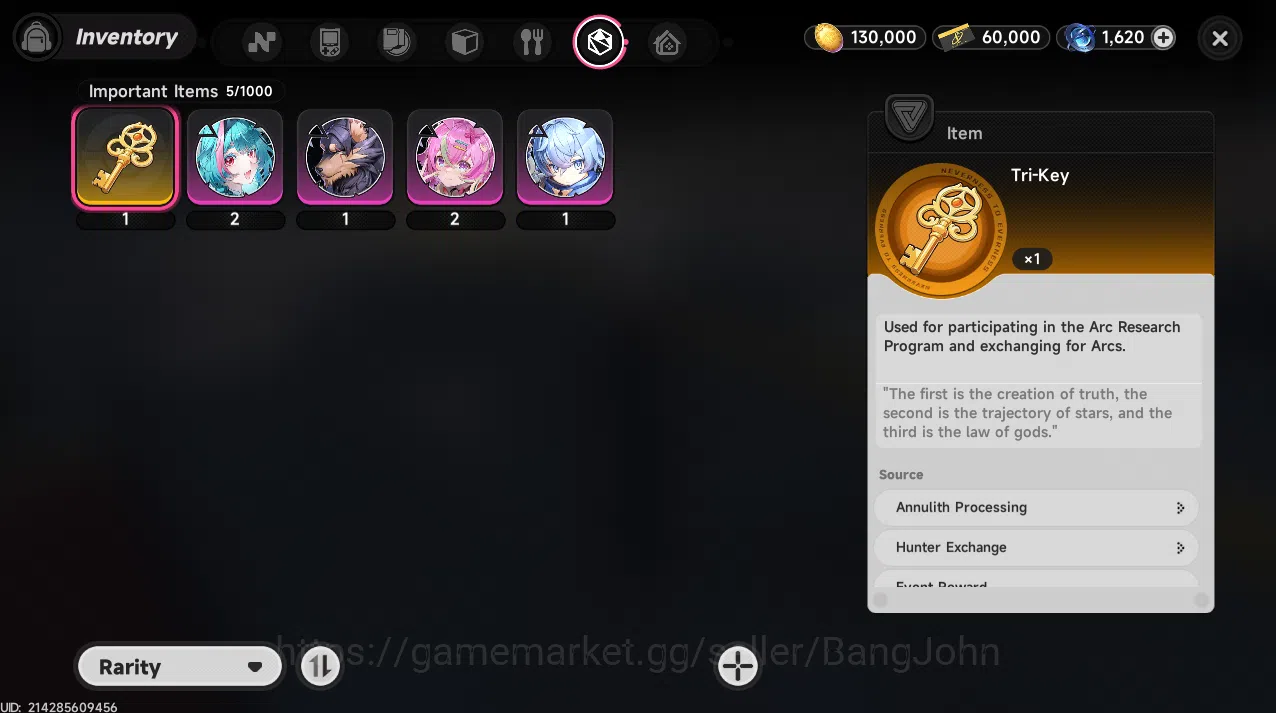 Neverness to Everness Accounts SEA| Starter Lvl 3 | 1 S Nanally + 4A Char|MC Male image 3
