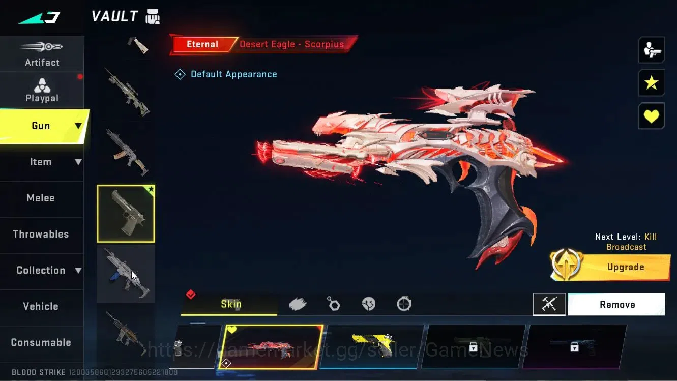 Blood Strike Accounts ASIA|ETERNAL[Desert Eagle-Scorpius]|Collab 7DS[Kar image 10