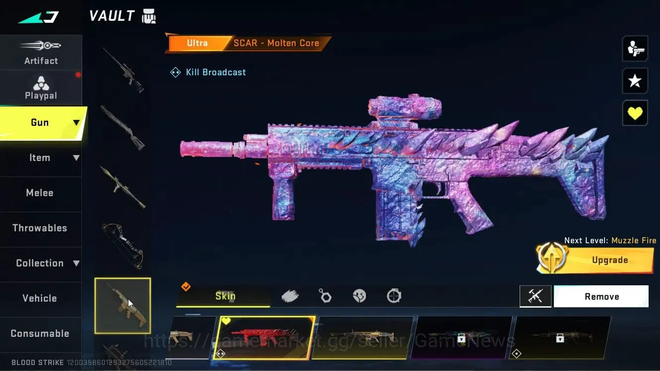 Blood Strike Accounts ASIA|ETERNAL[Desert Eagle-Scorpius]|Collab 7DS[Kar image 12