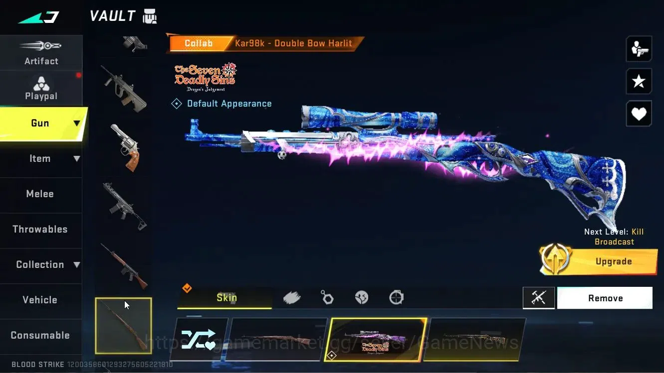 Blood Strike Accounts ASIA|ETERNAL[Desert Eagle-Scorpius]|Collab 7DS[Kar image 14