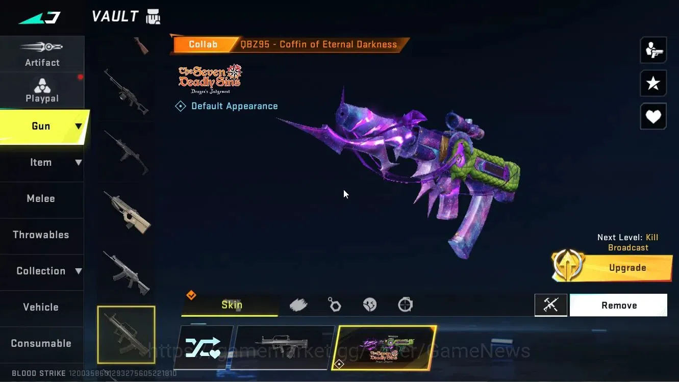 Blood Strike Accounts ASIA|ETERNAL[Desert Eagle-Scorpius]|Collab 7DS[Kar image 15
