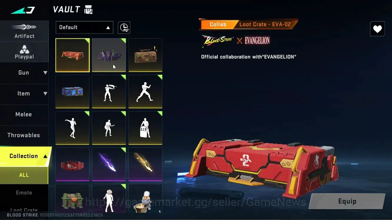 Blood Strike Accounts ASIA|ETERNAL[Desert Eagle-Scorpius]|Collab 7DS[Kar image 18
