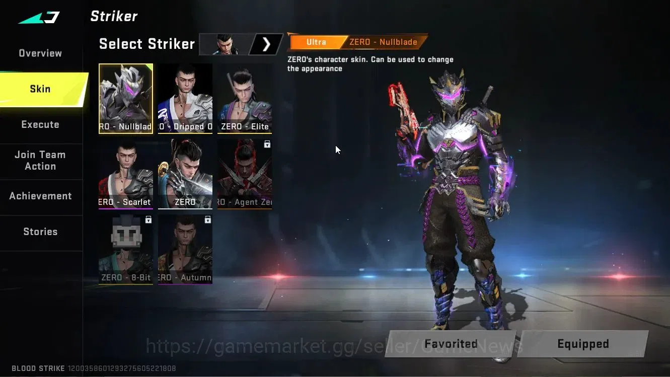Blood Strike Accounts ASIA|ETERNAL[Desert Eagle-Scorpius]|Collab 7DS[Kar image 3