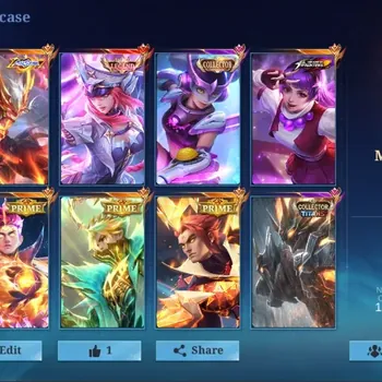 Mobile Legends: Bang Bang Accounts Collector Global|485 Skin|MEGA|LEGEND Freya,CollectorTitan Balmond,KOF Guinevere,AllStar