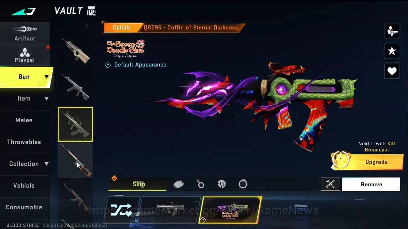 Blood Strike Accounts ASIA|4 ULTRA[ETHAN,GLOCK,M82,Bandage]|Collab 7DS[Q image 13