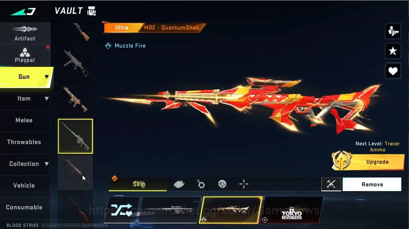 Blood Strike Accounts ASIA|4 ULTRA[ETHAN,GLOCK,M82,Bandage]|Collab 7DS[Q image 14