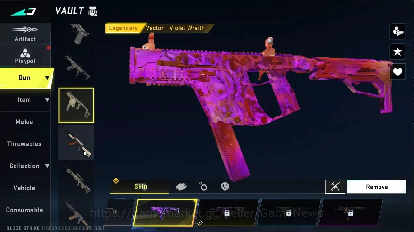 Blood Strike Accounts ASIA|4 ULTRA[ETHAN,GLOCK,M82,Bandage]|Collab 7DS[Q image 17