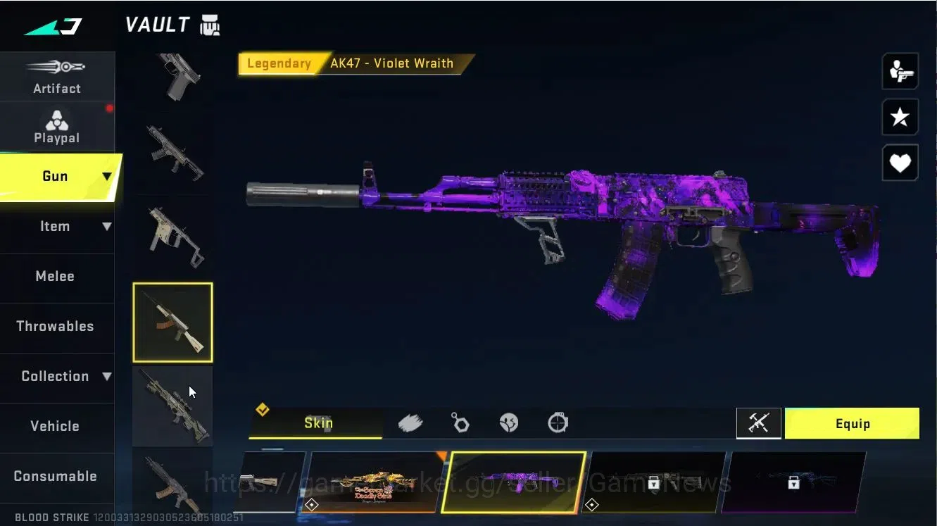 Blood Strike Accounts ASIA|4 ULTRA[ETHAN,GLOCK,M82,Bandage]|Collab 7DS[Q image 18