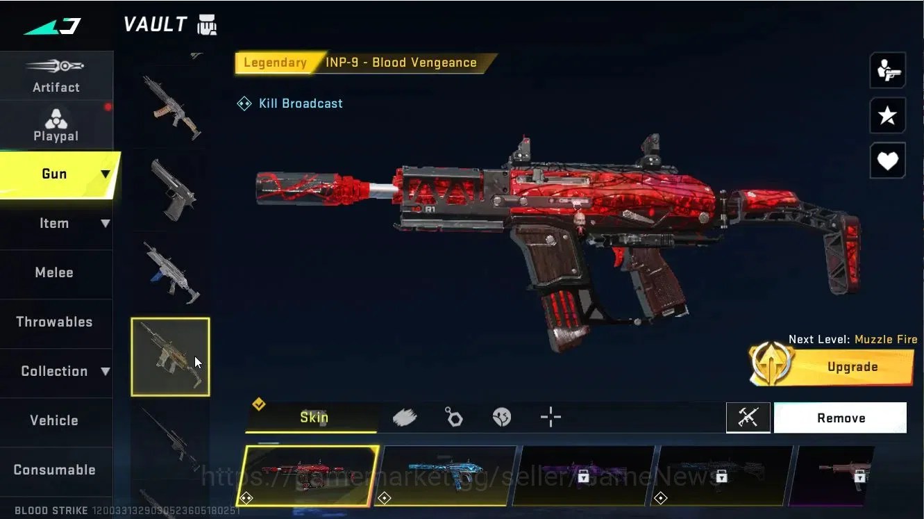 Blood Strike Accounts ASIA|4 ULTRA[ETHAN,GLOCK,M82,Bandage]|Collab 7DS[Q image 19