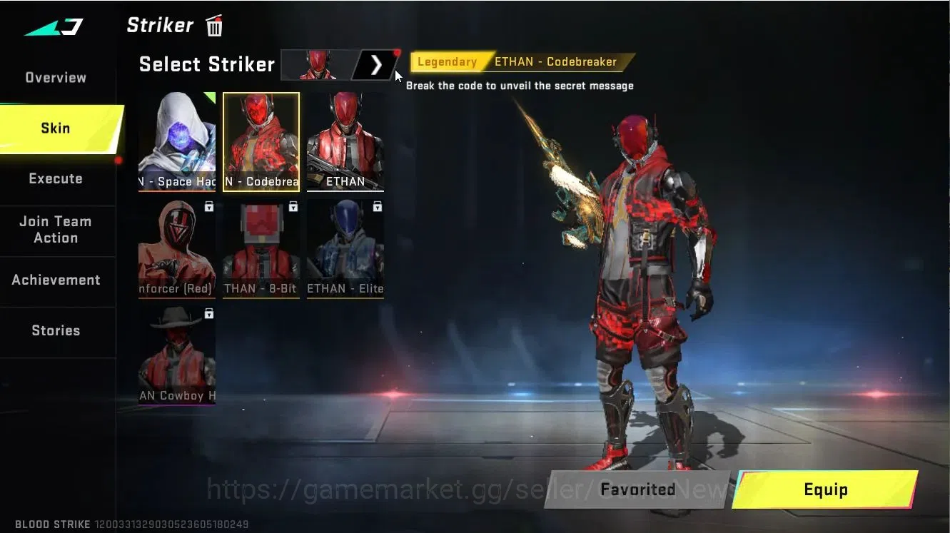 Blood Strike Accounts ASIA|4 ULTRA[ETHAN,GLOCK,M82,Bandage]|Collab 7DS[Q image 5