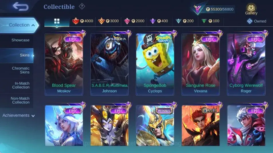 Mobile Legends: Bang Bang Accounts Global|Skin 273|Renowned|Collector Natalia|Collab  image 9