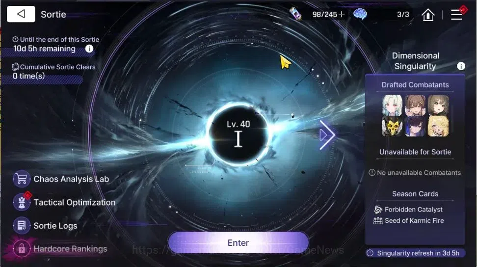 Chaos Zero Nightmare Accounts GLOBAL Lv 51|9 SSR[Heidemari,Yuki,Narja,Veronica+S image 13