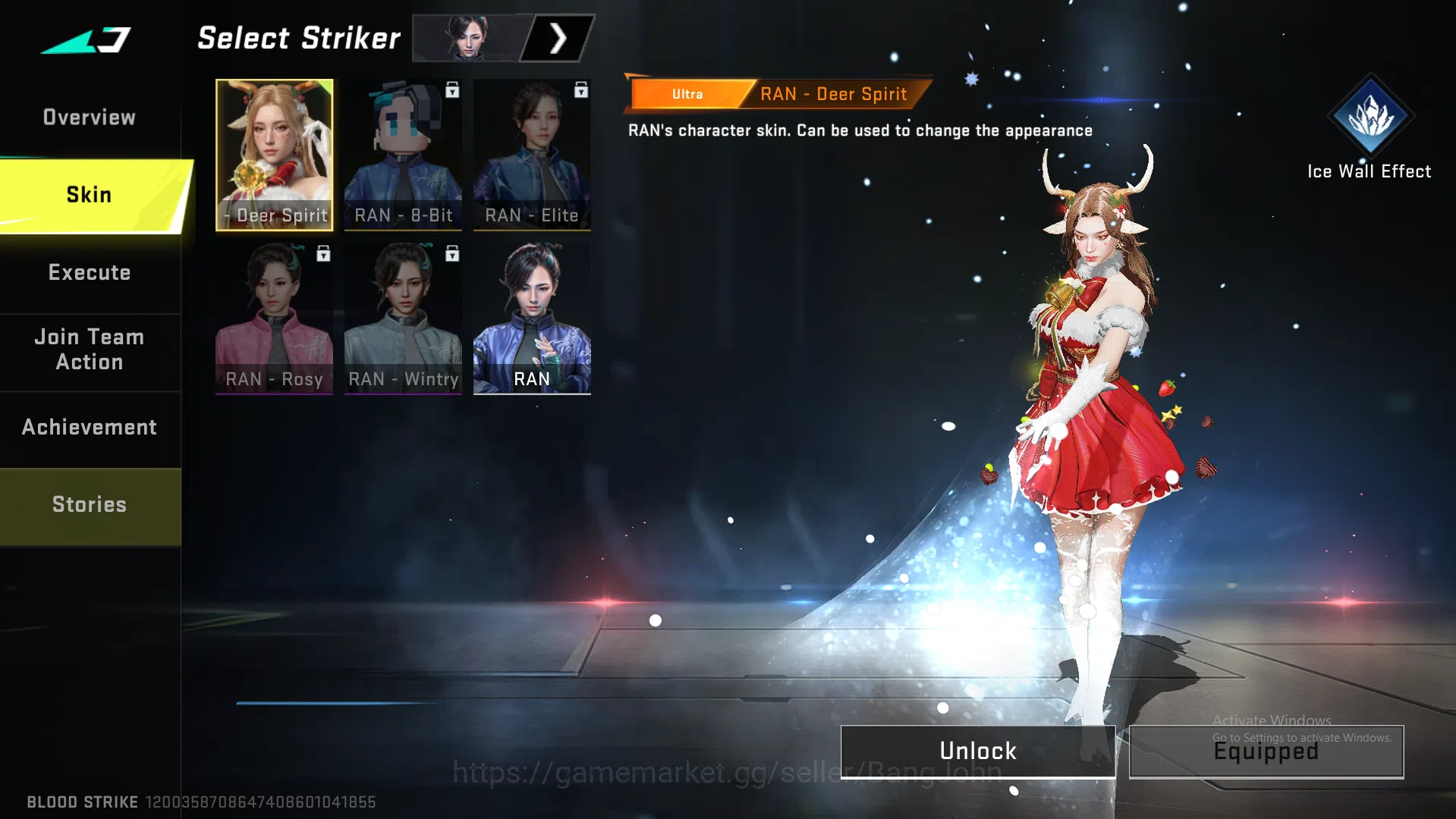 Blood Strike Accounts Polosan ran ultra | Change Name | BS110B image 2