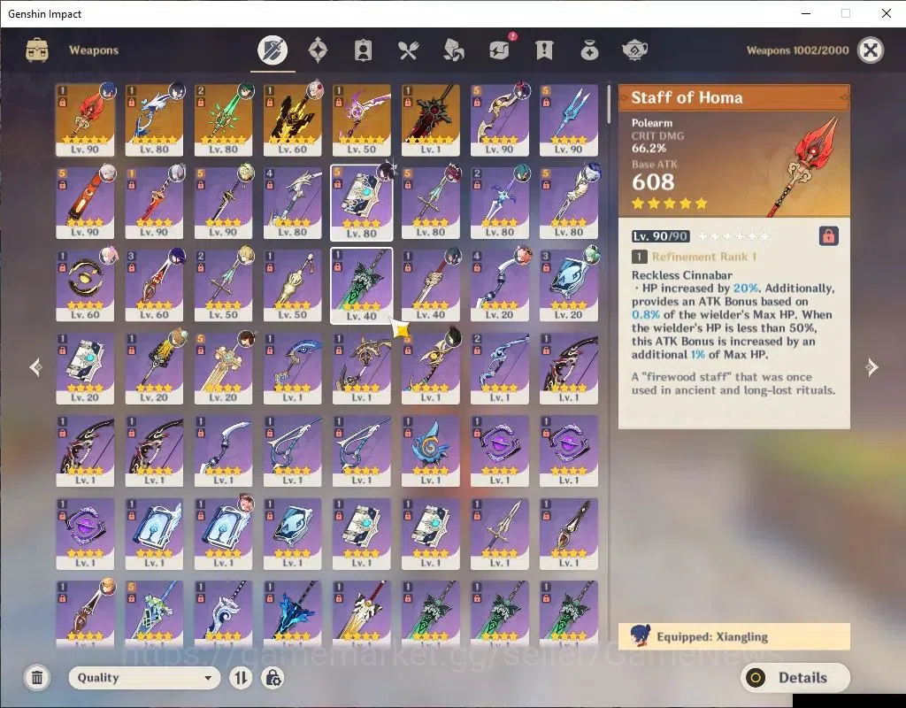 Genshin Impact Accounts ASIA|AR 56|9 Limited+6(*5Weapon)|[Xiao,Yelan]+Sign image 7
