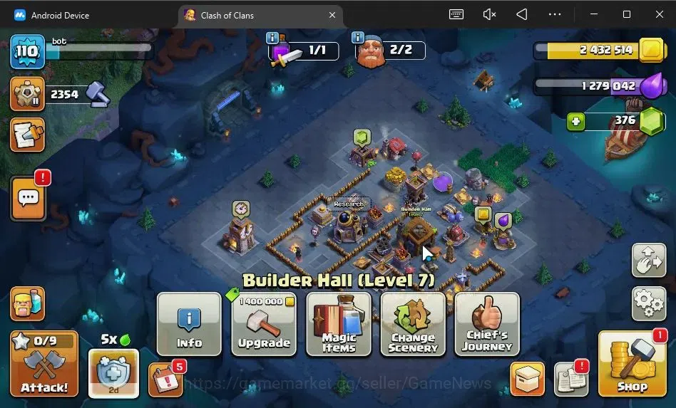 Clash of Clans Accounts TH 13-BH 7|LV 110|HH 6|BK 61,AQ 64,GW 33,MP 40|BM image 6