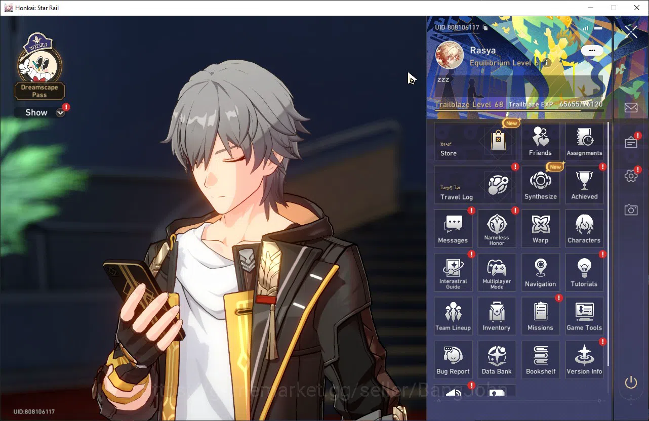 Honkai Star Rail Accounts ASIA|TL 68|11 limit|Firefly,YaoGuang,Acheron,TheHe image 2