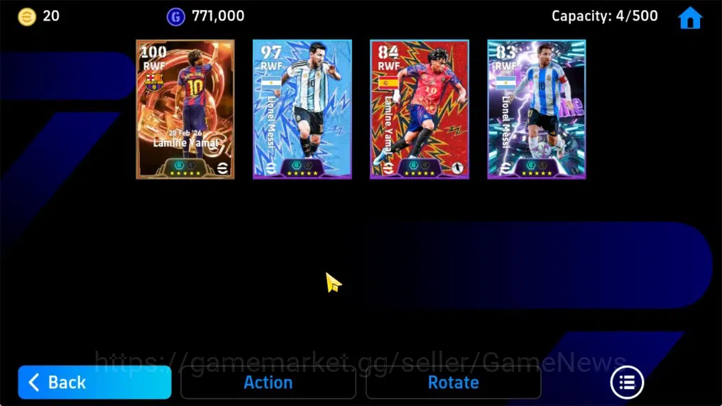 eFootball Accounts Android|BigTime Lamine Yamal,Showtime Lionel Messi image 3