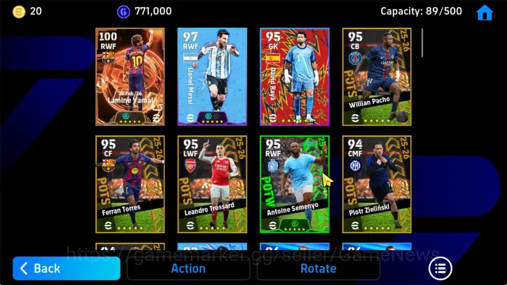 eFootball Accounts Android|BigTime Lamine Yamal,Showtime Lionel Messi image 4