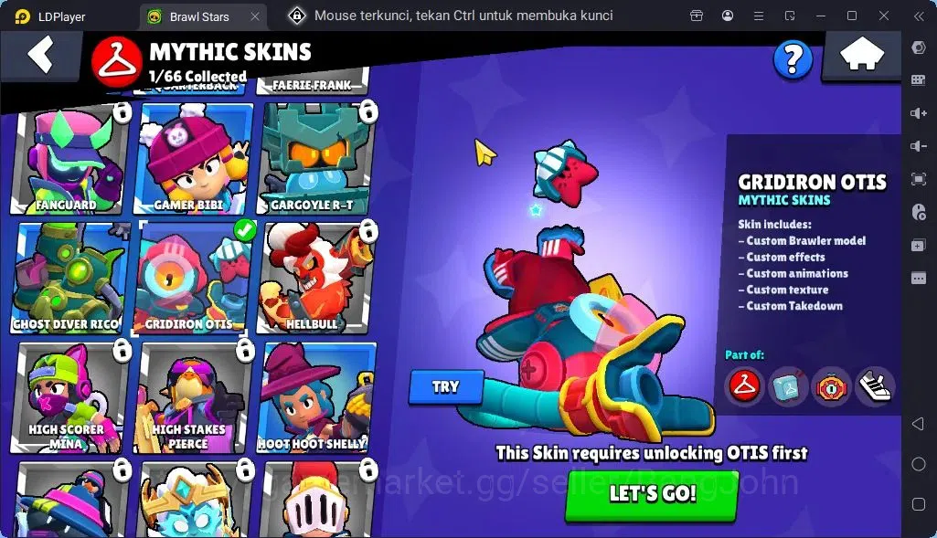 Brawl Stars Accounts Global |Trophy 1218| Brawler 1 Max with Supercharge |Skins 1 Mythic,4 Epic|Bling 10258|Protect 11