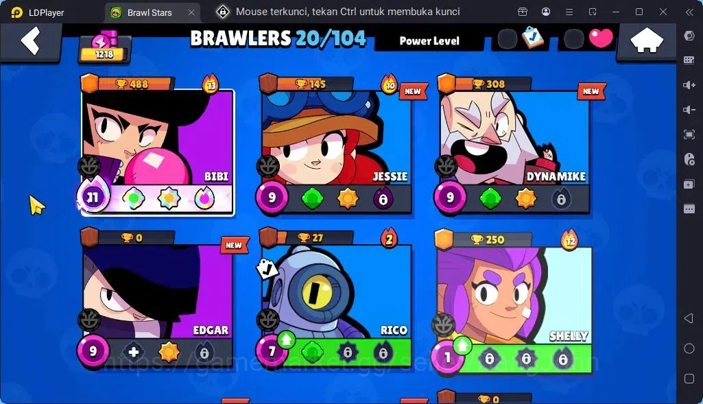 Brawl Stars Accounts Global |Trophy 1218| Brawler 1 Max with Supercharge |Skins 1 Mythic,4 Epic|Bling 10258|Protect 15