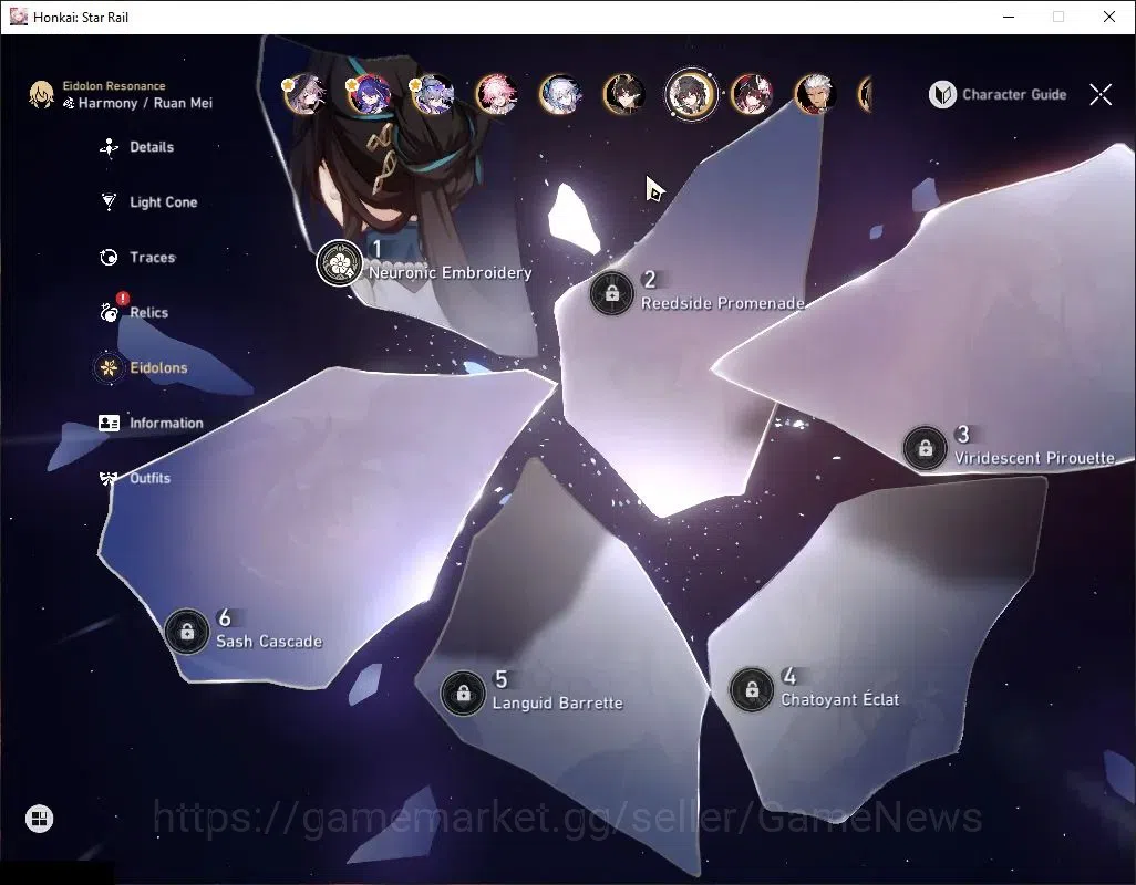 Honkai Star Rail Accounts Asia|TL 70|4 Prem Team|19 Limited|[Acheron,Castori image 10