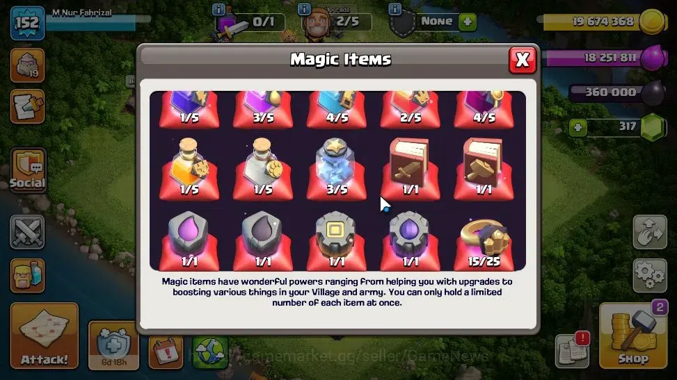 Clash of Clans Accounts LV 152|TH 14-BH 8|HH 8|Limited Skin|BK 75,AQ 75,GW image 2