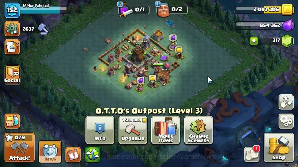 Clash of Clans Accounts LV 152|TH 14-BH 8|HH 8|Limited Skin|BK 75,AQ 75,GW image 20