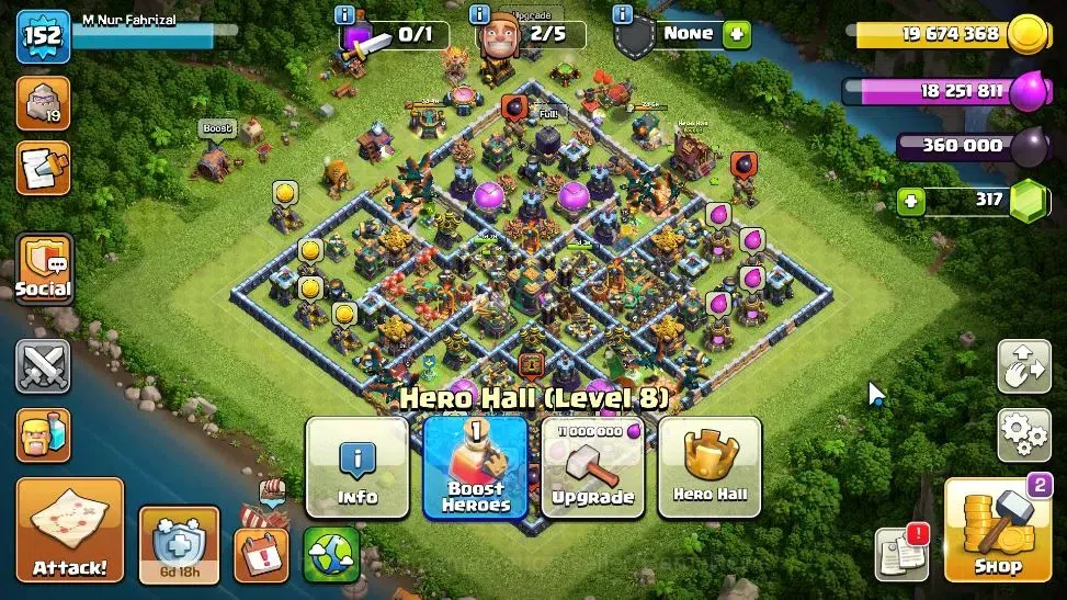 Clash of Clans Accounts LV 152|TH 14-BH 8|HH 8|Limited Skin|BK 75,AQ 75,GW image 7