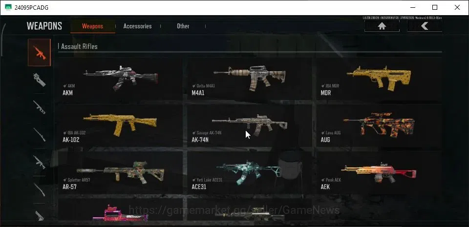 Arena Breakout Accounts High Value MOBILE|Lvl 30|SV 56M|CV 21M|1 Secret Document|6 Set|Sapper Shovel|AKM,Peak AEK,Splatter 6