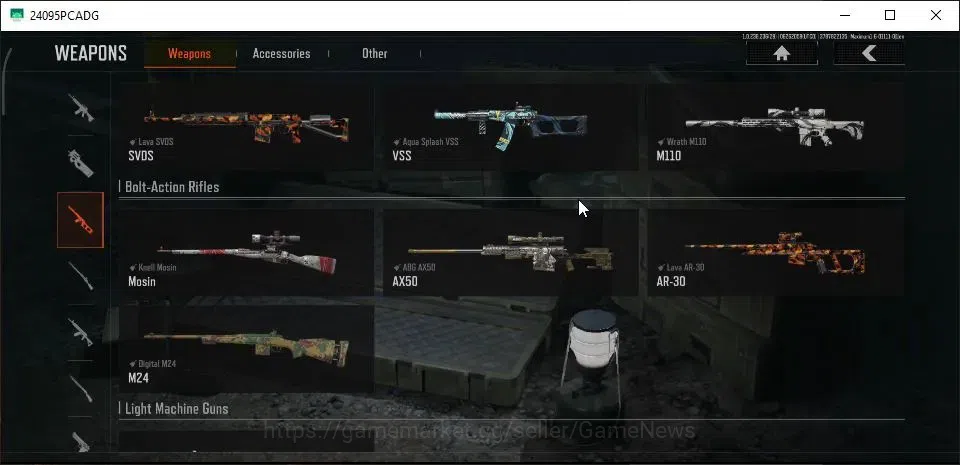 Arena Breakout Accounts High Value MOBILE|Lvl 30|SV 56M|CV 21M|1 Secret Document|6 Set|Sapper Shovel|AKM,Peak AEK,Splatter 8