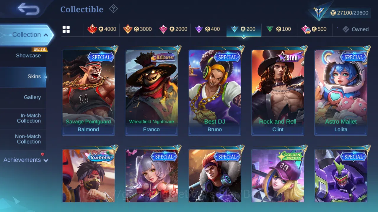Mobile Legends: Bang Bang Accounts Hero 94 | skin 128 | cc natalia | blazing franco | image 12