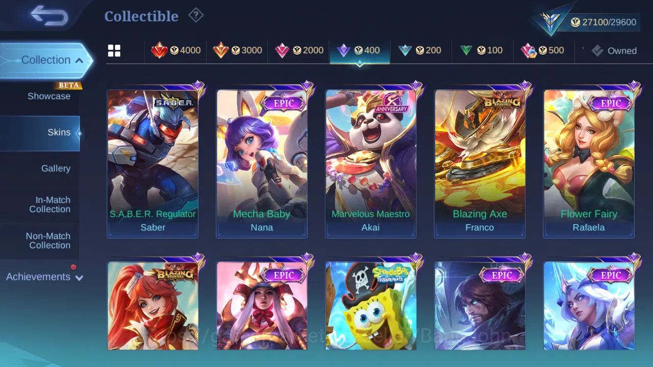 Mobile Legends: Bang Bang Accounts Hero 94 | skin 128 | cc natalia | blazing franco | image 7