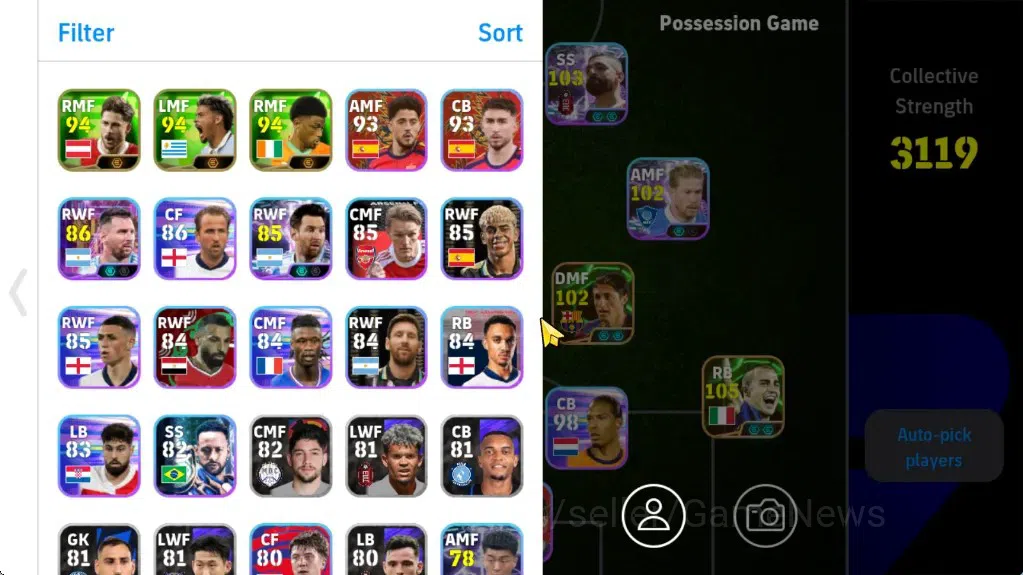 eFootball Accounts Android|Epic Fabio Cannavaro,Roberto Baggio,Edmils image 2