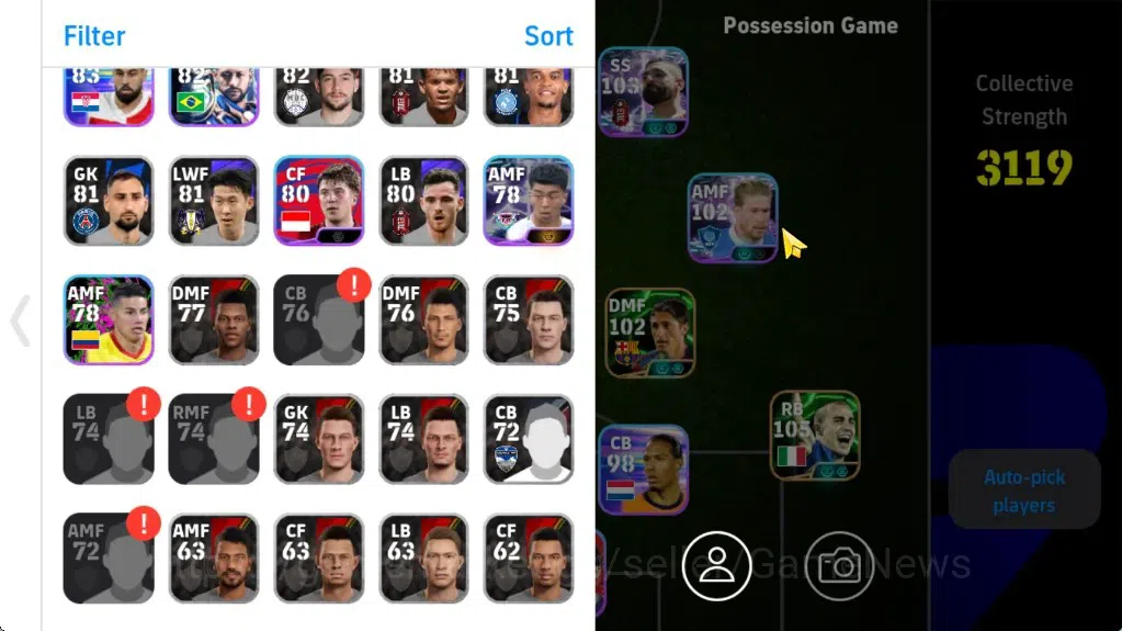 eFootball Accounts Android|Epic Fabio Cannavaro,Roberto Baggio,Edmils image 3