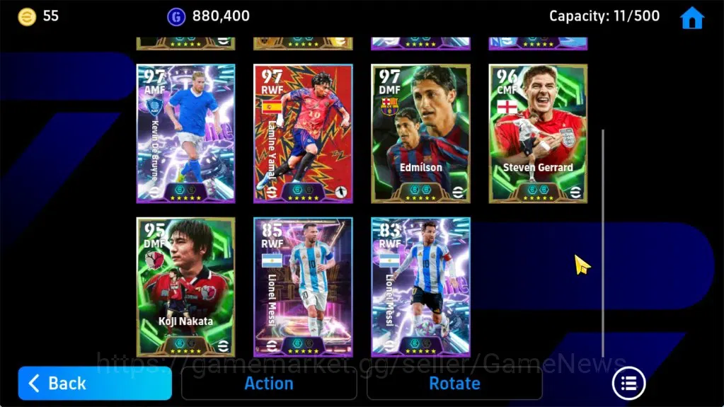 eFootball Accounts Android|Epic Fabio Cannavaro,Roberto Baggio,Edmils image 6