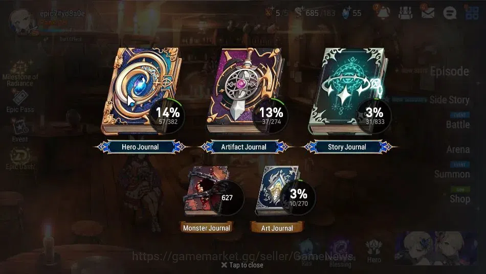 Epic Seven Accounts GLOBAL Unverif|New Era|2 ML(Rhiana&Luciel,Harsetti image 3