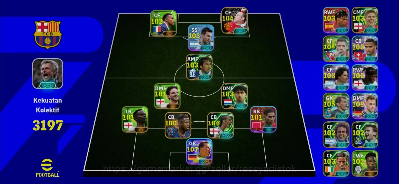 eFootball Accounts Legends & Iconic Players 3 MANAGER BOOSTER | COLECTIVE 3197+,NEW CARD M NEUER x D NUNEZ x ANDRY SEVCHENKO 1