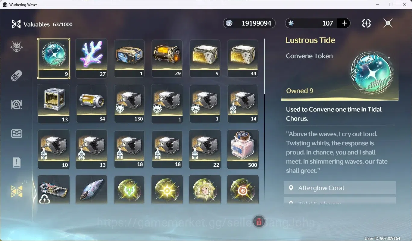 Wuthering Waves Accounts SEA|UL 48|Rank5|3 Char Limited [Hiyuki RC3,Lucilla image 10
