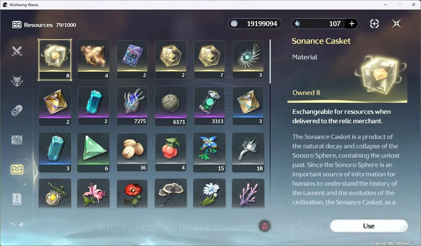 Wuthering Waves Accounts SEA|UL 48|Rank5|3 Char Limited [Hiyuki RC3,Lucilla image 8
