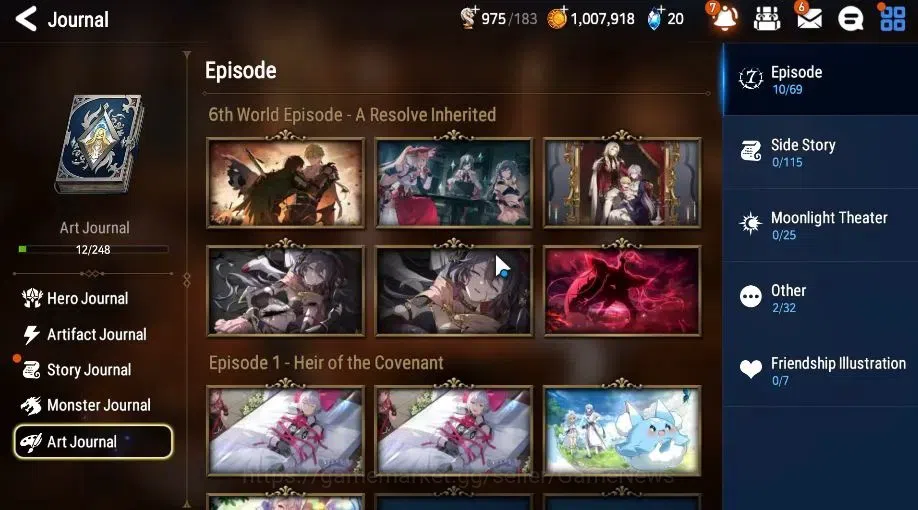 Epic Seven Accounts Global UnVerif|2 ML(LOTScales, RViolet)+Roana, Ten image 10
