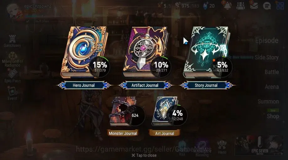 Epic Seven Accounts Global UnVerif|2 ML(LOTScales, RViolet)+Roana, Ten image 3