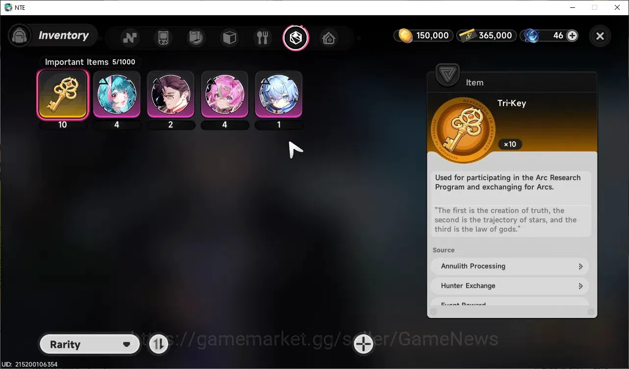 Neverness to Everness Accounts GLOBAL Europe|HL 3|2 S-Class [Nanally,Daffodill]|1 image 12